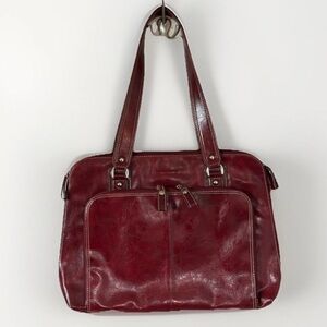Samsonite Deep Red Burgundy Laptop Work Shoulder Bag